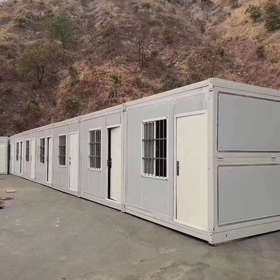20FT 내화성 샌드위치 패널 조립식 캠프장 모듈식 주택 숙박 컨테이너