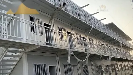 필리핀을 위한 조립식 모듈식 휴대용 사이트 사무실 숙박 캠프 배송 플랫 팩 컨테이너